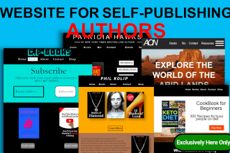 build SEO author website book website to skyrocket book sales