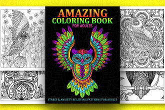 design adult coloring page adult coloring book activity book for kdp