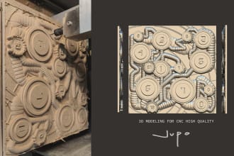 make 3d carvings models for cnc router machine
