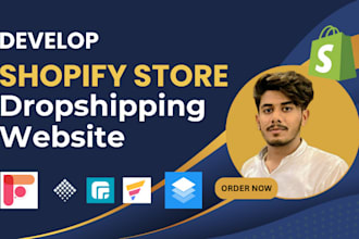 create shopify dropshipping website or store for brands
