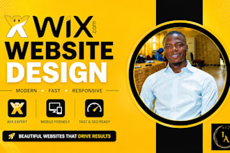 design wix website, redesign wix website or do wix store