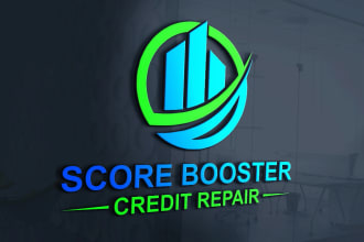 design credit repair accounting, business and financial logo