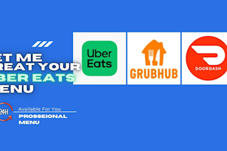 create ubereats menu with modifiers