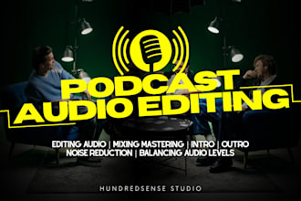 professionally edit and master your podcast episode