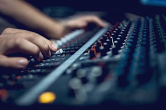 do professional podcast audio editing, studio quality