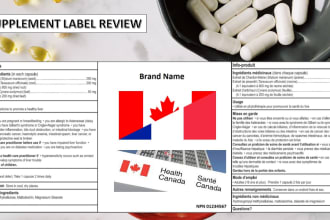 review your supplement label for health canada compliance