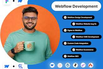 do modern webflow website with ai integration and custom cms