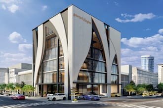 design, render 3d architectural exterior modeling of house, commercial buildings