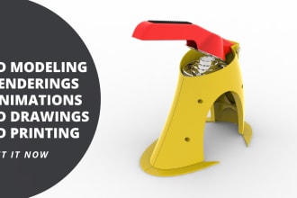design 3d cad models of products for 3d printing using solidworks