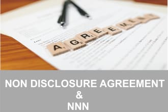 draft a watertight non disclosure agreement nda and also give you legal advice