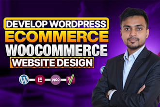 make ecommerce website, online store, wordpress woocommerce website