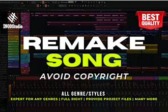 make or remake any song under 24 hours and avoid copyright