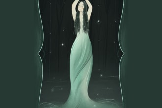 illustrate you a magical card tarot oracle game cards