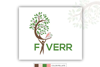 design custom minimalist logo with copyrights
