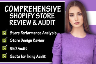 audit your shopify website or dropshipping store to convert better to get sales