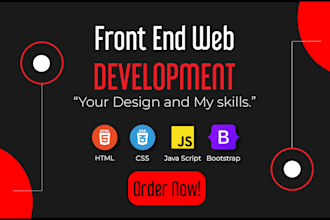 do front end web development