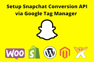 setup snapchat conversion API via google tag manager