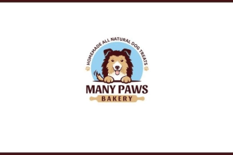be draw your cat, dog or cute animal pet logo design