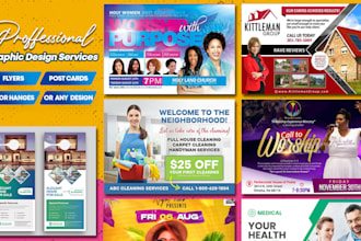 do business, events, real estate, church, canva, graphic design flyer design