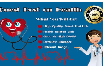 do guest post on health blogs