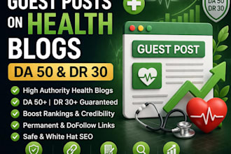 do guest post on health blogs