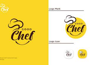 do food modern minimalist logo or app icon for business