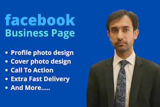 do facebook business page creation, fb fan page setup, cover design