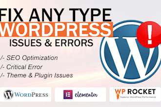 do wordpress SEO and fix all issues