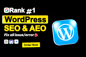 do wordpress SEO and fix all issues