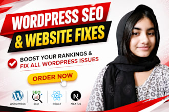 do wordpress SEO and fix all issues