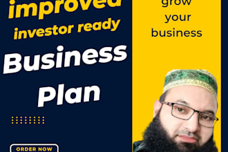 write an investor ready bank loan business plan pitch deck