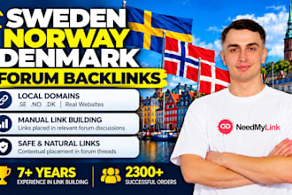 do sweden norway denmark backlinks for local swedish SEO