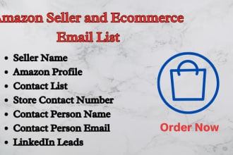 search amazon seller and ecommerce email list lead generation