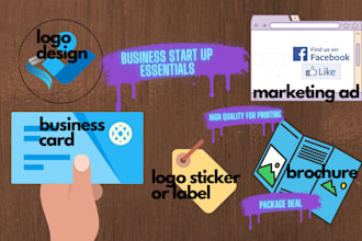 create a business package of graphics