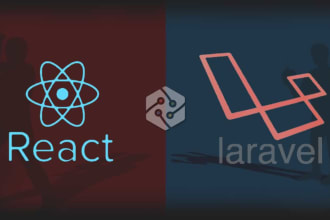fix and develop react laravel app
