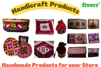 provide handmade products for etsy, shopify, ebay and amazon store