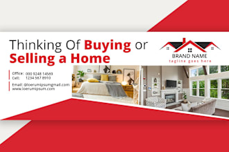 design real estate facebook cover
