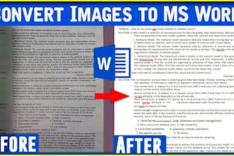 write text from images