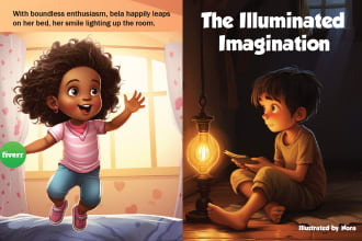 do awesome children book illustration, children story book