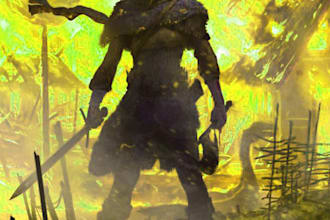 turn a concept art and fantasy illustration