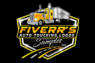 design trucking dispatcher transport and towing truck logo