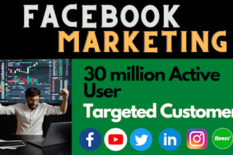 do facebook marketing for your business 30m target people by promote