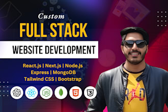 do custom website front end developer or full stack website