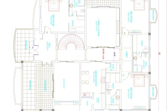 draw site plan and floor plan cad drawing to scale