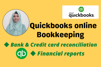 do bookkeeping in quickbooks online for USA clients