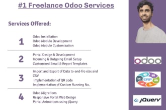 create, develop, and fix odoo modules