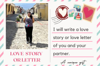 write the love story of your relationship