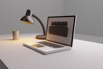 model your 3d products in glb for web ar, VR or others