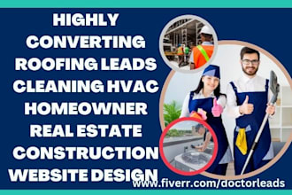 generate roofing leads construction real estate solar hvac homeowner website