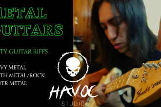 record your metal guitar tracks and solos